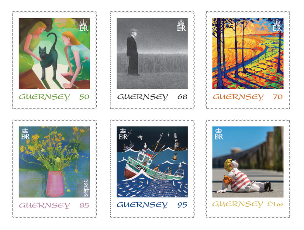 Set of 6 stamps